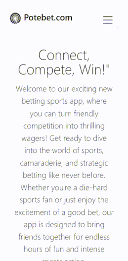 potebet.com screen